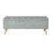 Kruk Home ESPRIT Zwart Groen Natuurlijk Hout 114 x 44 x 42 cm