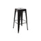 Kruk DKD Home Decor 43 x 43 x 76 cm Zwart Metaal