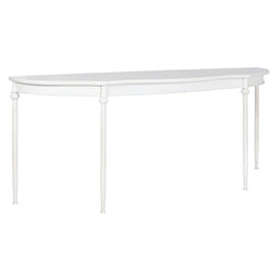 Console Home ESPRIT Geel Wit Metaal 196 x 44 x 81 cm