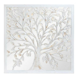 Decoratieve figuren DKD Home Decor Boomstructuur Kristal Hout MDF (120 x 3.5 x 120 cm)