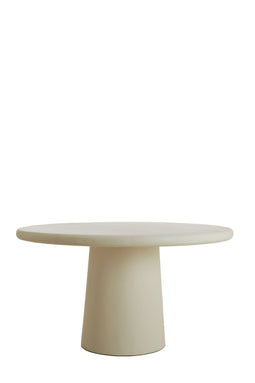 Light&living Eettafel Ø140x76 cm KULONA beige