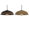 Plafondlamp DKD Home Decor Bruin Zwart Crème Metaal 50 W 42 x 42 x 24 cm (2 Stuks)