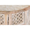 Bijzettafel DKD Home Decor Wit Bruin Mangohout 53 x 53 x 53 cm