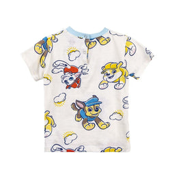 T-Shirt met Korte Mouwen The Paw Patrol Beige Maat 24 maanden
