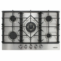 Gaskookplaat Haeger PG-5GI.006A 75 cm