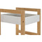 Badkamerschappen DKD Home Decor Wit Natuurlijk Bamboe 30 x 29 x 100 cm