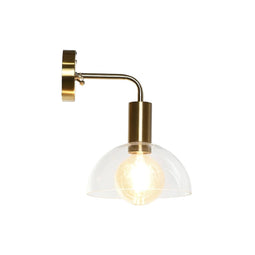 Muurlamp DKD Home Decor Gouden Metaal Kristal 50 W Modern 220 V 20 x 25 x 28 cm