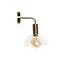 Muurlamp DKD Home Decor Gouden Metaal Kristal 50 W Modern 220 V 20 x 25 x 28 cm