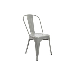 Stoel DKD Home Decor Grijs Metaal 53 x 45 x 85 cm