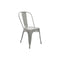 Stoel DKD Home Decor Grijs Metaal 53 x 45 x 85 cm