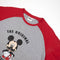Zomerpyjama Mickey Mouse Rood (Volwassenen) Mannen Grijs Maat S