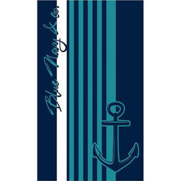 Strandhanddoek Secaneta Inkara 100 x 170 cm Jacquard Fluweel