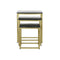 Set van 3 tafels DKD Home Decor Zwart Gouden 50 x 35 x 60 cm