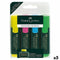Markeerset Faber-Castell Fluorescerend Multicolour (5 Stuks)