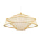 Plafondlamp DKD Home Decor Polyester Bamboe (50 x 50 x 23 cm)