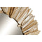 Wandspiegel DKD Home Decor Natuurlijk Kristal Spar Alpino Verouderde afwerking 60 x 4 x 60 cm