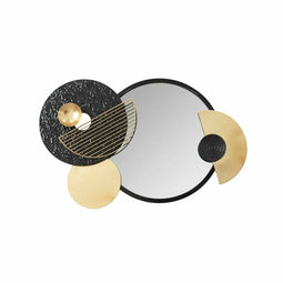 Wandspiegel DKD Home Decor Metaal Cirkels (83 x 5 x 54 cm)