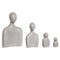 Decoratieve figuren Home ESPRIT Grijs Familie 19 x 19 x 30 cm (4 Onderdelen)