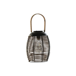 Zonnelamp DKD Home Decor Bruin Zwart Bamboe Rotan 22 x 22 x 39 cm