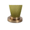 Bureaulamp Home ESPRIT Groen Beige Gouden Kristal 50 W 220 V 36 x 36 x 61 cm