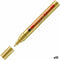 Permanente markeerstift Edding 750 Gouden 10 Stuks 2-4 mm (10 Stuks)