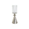 Kaarshouder DKD Home Decor Zilverkleurig Aluminium Kristal 24 x 24 x 73 cm