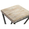 Set van 3 tafels Home ESPRIT Hout Metaal 33 x 33 x 68 cm