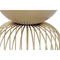 Bijzettafel DKD Home Decor 55,5 x 55,5 x 53 cm Spar Metaal
