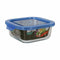 Lunchbox Quttin Blauw 14 x 14 x 5,5 cm (12 Stuks)