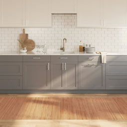 Vloerkleed rechthoekig 100x400 cm bamboe naturel