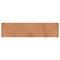 Vloerkleed rechthoekig 100x400 cm bamboe naturel
