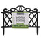 ProGarden Tuinhek decoratief 5 st 48x34 cm polypropeen zwart
