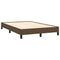 Bedframe stof donkerbruin 120x190 cm