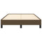 Bedframe stof donkerbruin 120x190 cm