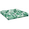 Palletkussens 2 st stof bladpatroon