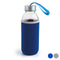 Fles Quid Blauw Grijs Glas 400 ml Kleur Grijs