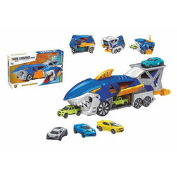 Carrier Vrachtwagen 3 auto's Haai 33 x 11 x 7 cm