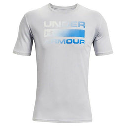Heren-T-Shirt met Korte Mouwen Under Armour Team Issue Lichtgrijs Maat XL