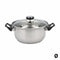 Kookpot met Glazen Deksel Quid Habitat Afmetingen 22 cm
