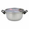Kookpot met Glazen Deksel Quid Habitat Afmetingen 22 cm