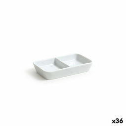Snackdienblad Lattice 12 x 7,2 x 2,3 cm (36 Stuks)