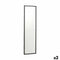 Wandspiegel 30 x 120 cm Zwart Hout MDF (2 Stuks)