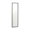 Wandspiegel 30 x 120 cm Zwart Hout MDF (2 Stuks)