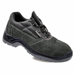 Veiligheidsschoenen s1p src Blackleather Suède Grijs Schoenmaat 39