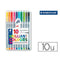 Set Viltstiften Staedtler 338 SB10 (10 Onderdelen)