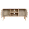Tv-meubel Home ESPRIT Natuurlijk Paulownia hout Hout MDF 120 x 40 x 60 cm