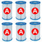 Zwembadfilter Intex Soort A 6 Stuks