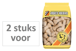 Voskes - 2 stuks! hondenvoer vanille kluifjes