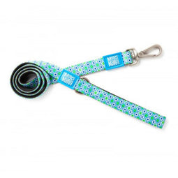 Hortus - Short leash hondenriem, retro blue/xs