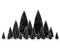 Lemax - 21 pc assorted pine trees